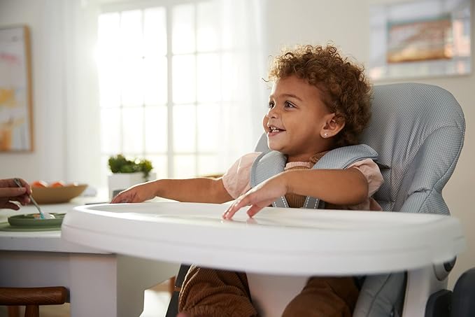 Safety 1st 3-in-1 Grow and Go Plus High Chair, 3 Modes of Use: Infant Recliner, Toddler high Chair, and Child seat, Dunes Edge