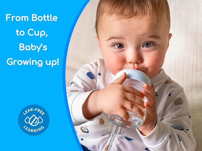 Sippy Straw Nipples for Philips Avent Natural Baby Bottles, My Grippy Spout Sippy Cup and Natural Trainer Sippy Cup, Food Grade Soft Silicone, Variable Flow, 9m+, 4-Pack