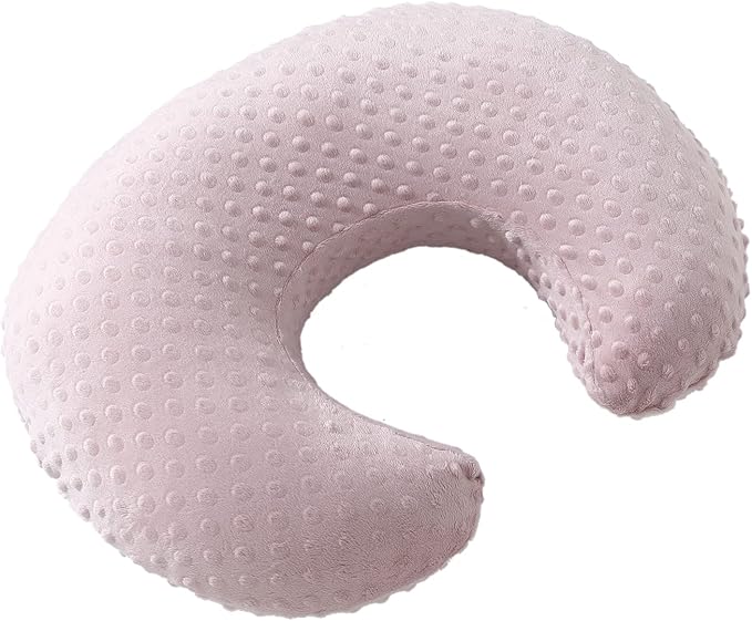 Baby Nursing Pillow Cover, Nursing Pillow Slipcovers for Breastfeeding Moms, Ultra-Soft Fit Standard Infant Nursing Pillows for Infant Newborn Baby Boy Girl (Sepia Rose)