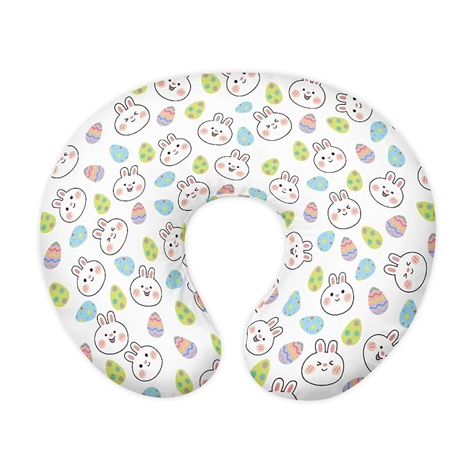Cartoon Rabbit Nursing Pillow Covers for Breastfeeding Pillow, Cozy Nursing Slipcover Breastfeeding Pillow Covers for Breastfeeding Mom