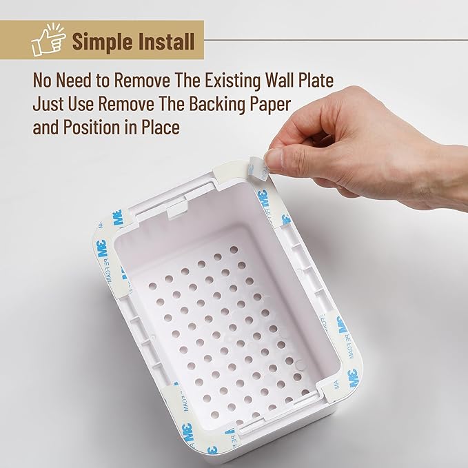 Bates Extra Large Baby Safety Outlet Box, Plug Covers for Electrical Outlets, Child Proof Socket Covers