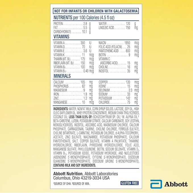 Similac NeoSure Premature Post-Discharge Infant Formula, Ready-to-Feed Baby Formula, 8-fl-oz Bottle, Pack of 24