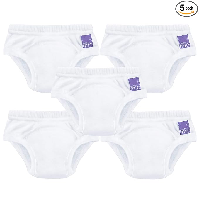 Bambino mio, Potty Training Underwear for Girls and Boys, 3+ Years, 5 Pack