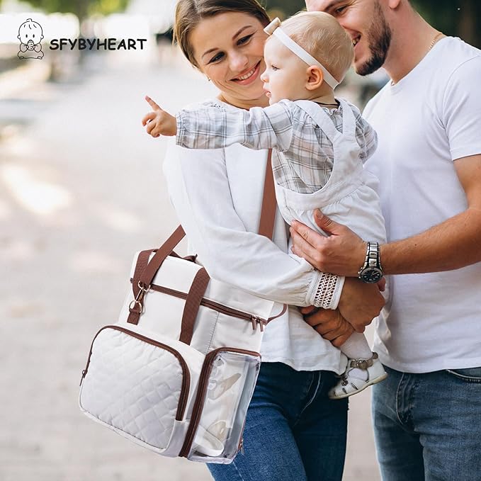 SFYBYHEART Carrying Case Compatible with Baby Brezza Formula Pro Advanced Formula Dispenser Machine Carrying Bag - Baby Formula Mixer Travel Bag with Pockets for Baby Essential, Pumps, Baby Bottles
