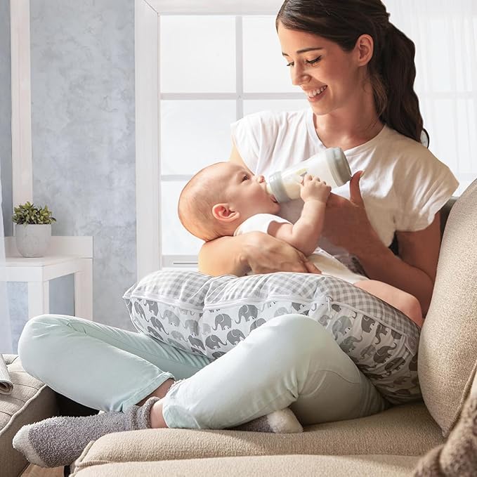 Pillow Covers Compatible with Boppy Nursing Pillows,Pillow slipcover Compatible with Boppy Breastfeeding Pillows,Cover Only Pillow Not Included