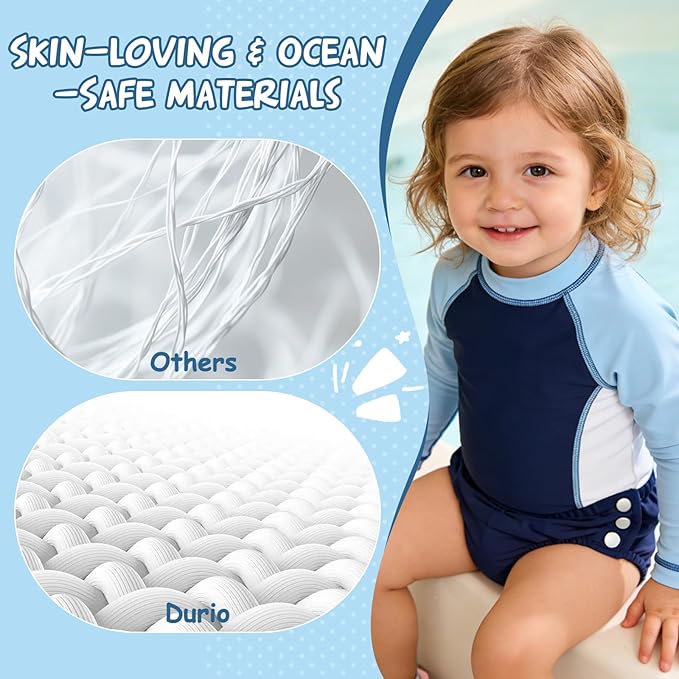Durio Reusable Swim Diapers Washable Baby Swim Diaper Unisex Infant Toddler Swimming Diapers