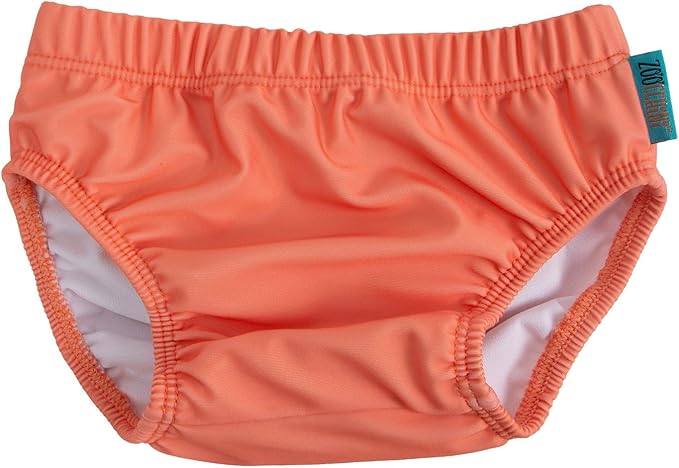 ZOOCCHINI Baby & Toddler Pack of 2 Reusable Swim Diapers – Waterproof with UPF 50+ Sun Protection, Chlorine & Salt Water Resistant, Leakproof Design, Large 24-36 Months, Parker the Penguin