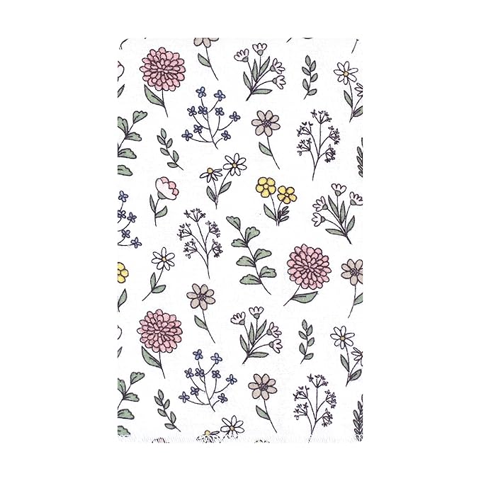 Hudson Baby Unisex Baby Flannel Burp Cloth 10pk, Dandelion Wish, One Size