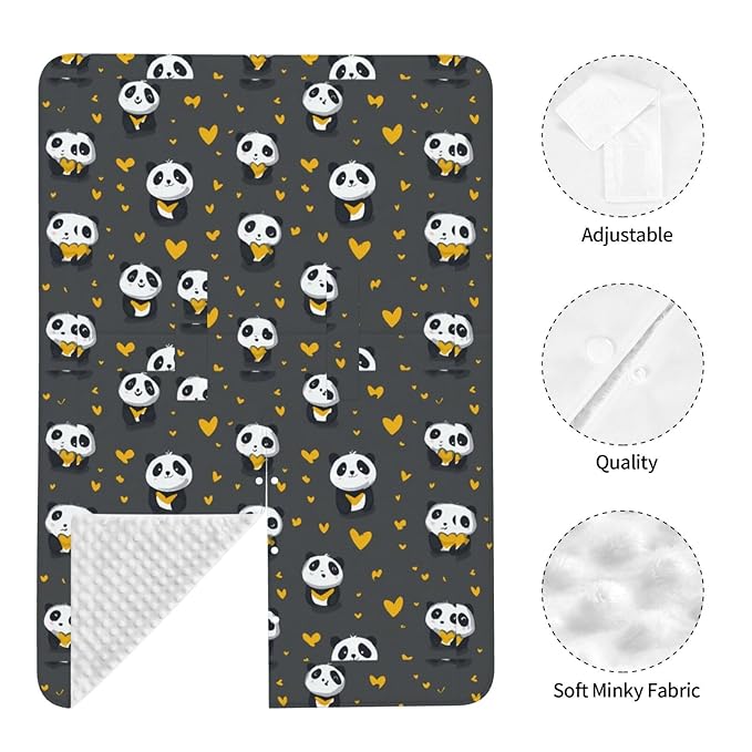 Cute Panda Hug Bear Baby Car Seat Canopy Nursing for Breastfeeding Multi-Use Infant Stretchy Carrier Carseat Winter Cover for Newborn Girls Boys