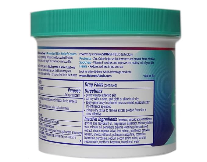 Balmex Adult Care Rash Cream 12 oz (Pack of 9)