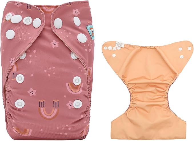 ALVABABY Baby Cloth Diaper Cover, Swim Diaper,Nappy Shell Baby Girls and Boys