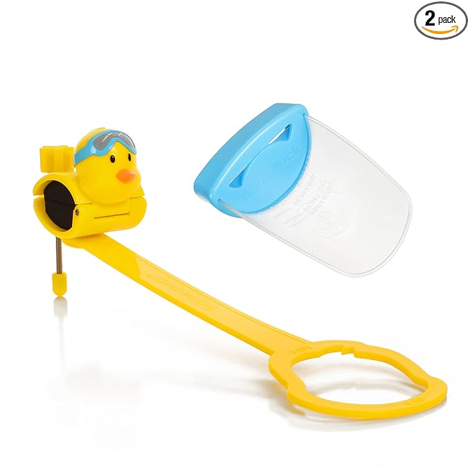 Aqueduck Faucet Handle Extender Set. Connects to Sink Handle and Faucet to Make Washing Hands Fun and Teaches Your Baby or Child Good Habits and Promote Independence to Them.