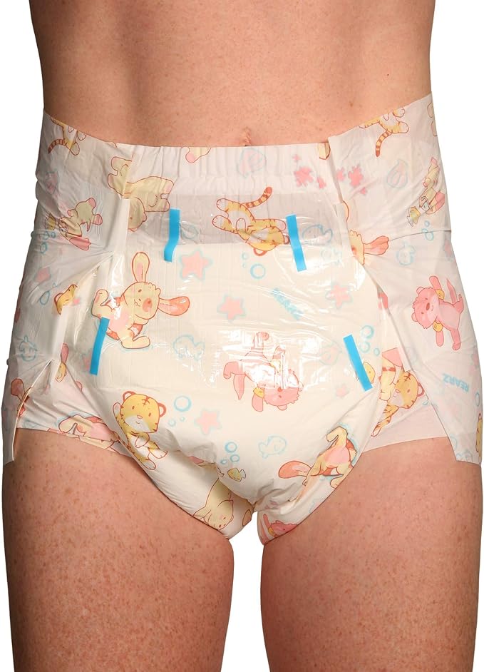 Rearz - Lil' Squirts Splash - Adult Printed Diapers (16 Pack) (X-Large)