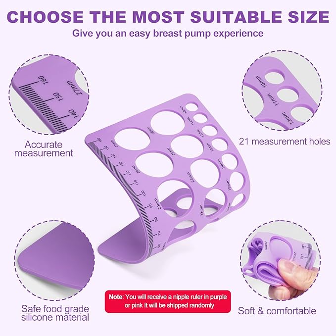 Wearable Breast Pump Bag Carrying Case for Momcozy & Willow, Use with Hands Free Wearable Breast Pumps for eufy Security/Medela/Bluefair, Travel Pumping Bag with Nipple Ruler & Removable Tray(Holds 2)