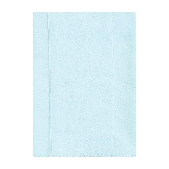 Hudson Baby Unisex Baby Flannel Burp Cloth 7pk, Citrus Mint, One Size