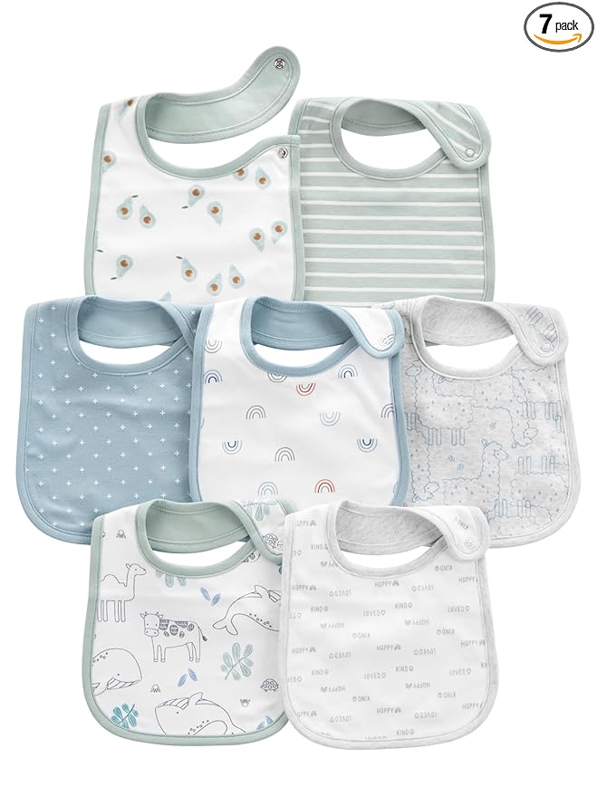 Simple Joys by Carter's Baby 7-Pack Teething Bibs