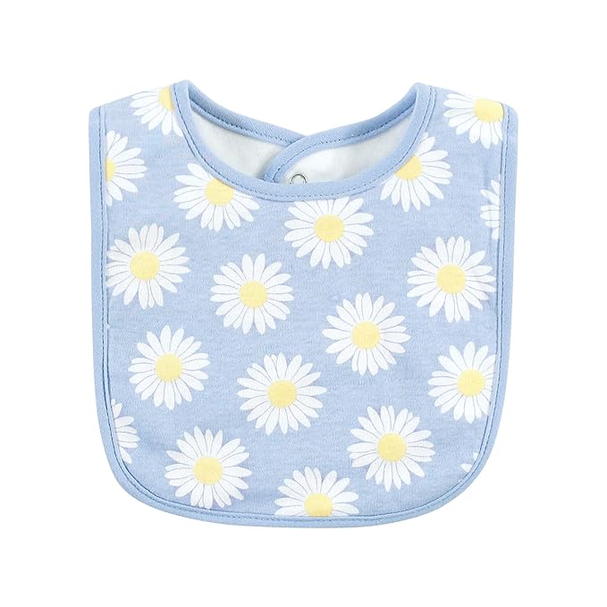 Hudson Baby Unisex Baby Cotton Bibs, Bee Kind, One Size