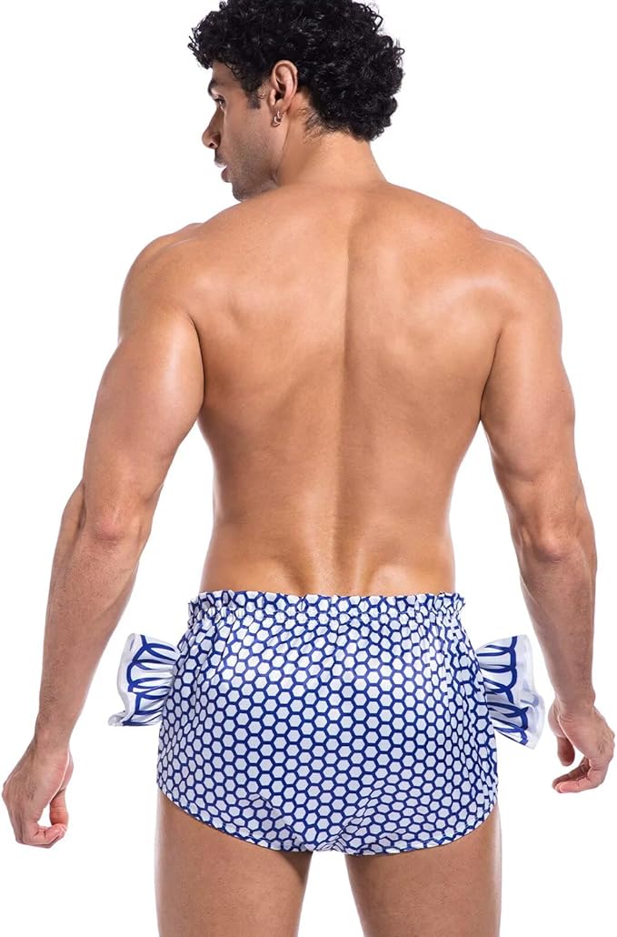 Landofgenie Diaper Cover for Adults Reusable & Washable with Elastic Waist Unisex Adult Diaper Cover Shorts - Candy