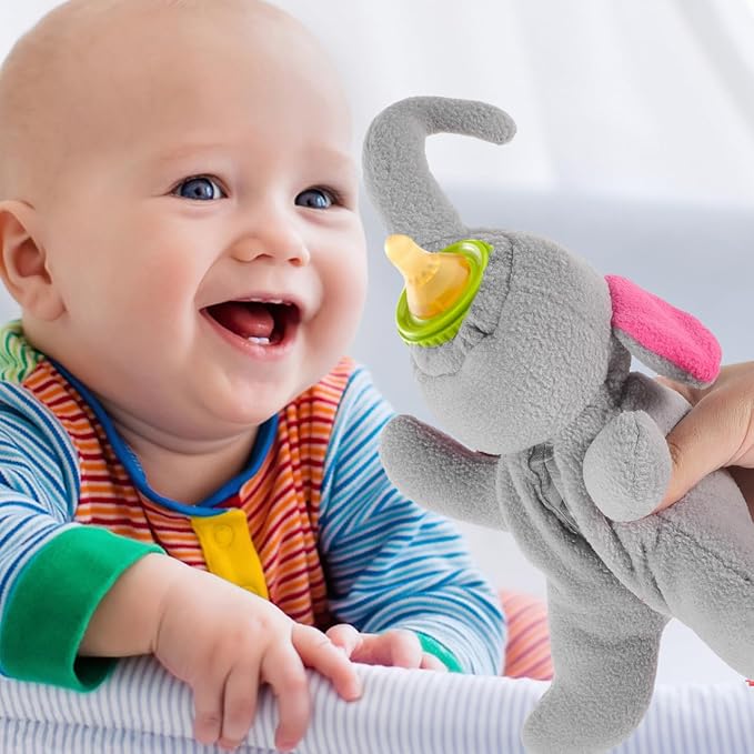 Plush Baby Bottle Holder Animal Milk Bottle Cover Warm Glass Bottle Protector