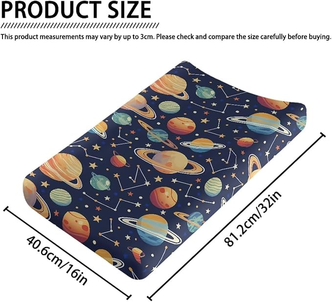 Changing Pad Covers for Boys Girls Carddle Sheet Set for Baby Boys Girls Breathable & Washable Cover
