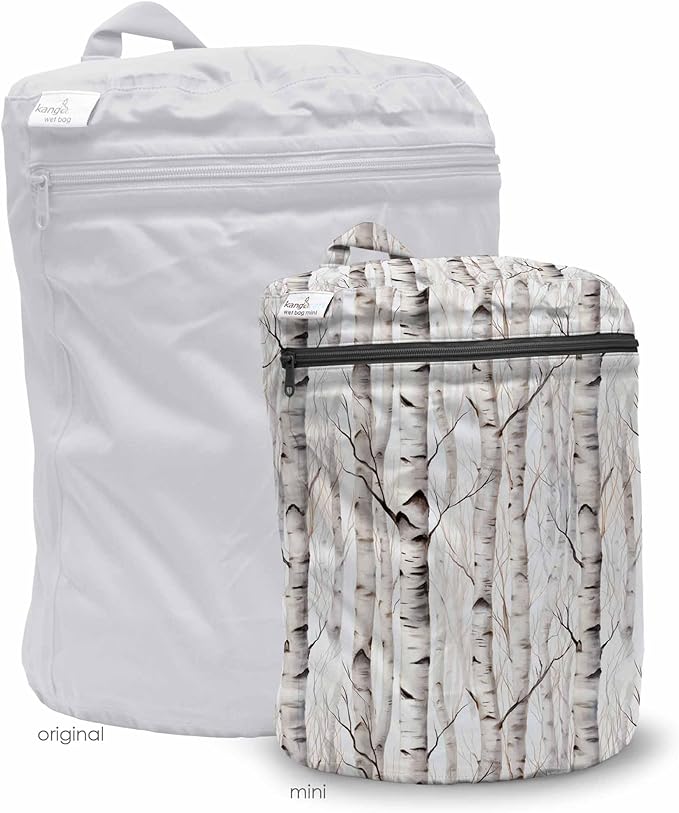 Kanga Care Wet Bag MINI Seam Sealed Waterproof 3D Dimensional for Baby Cloth Diapers, Travel, Beach, Pool, Gym, Swim | Aspenglow