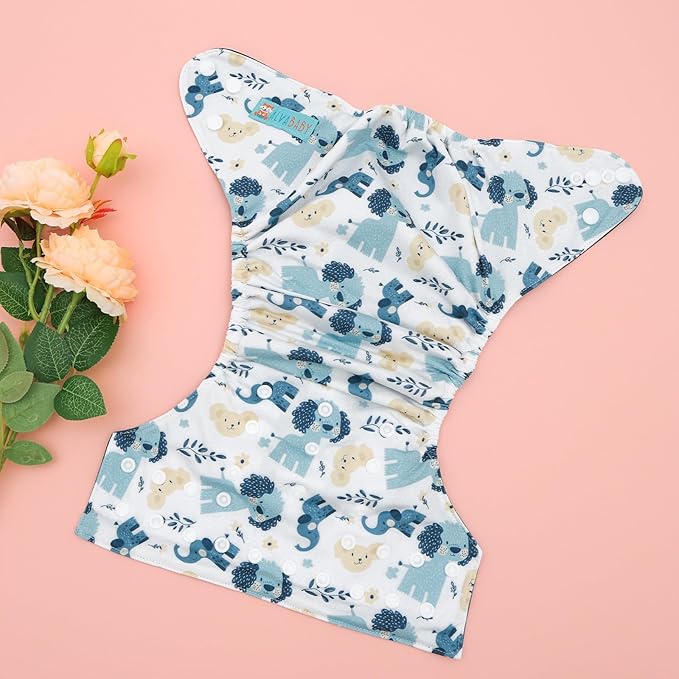ALVABABY Baby Cloth Diaper Cover, Swim Diaper,Nappy Shell Baby Girls and Boys