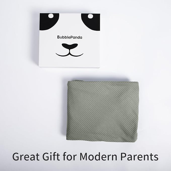 BubblePanda Rayon Made from Bamboo Nursing Cover for Baby Breastfeeding,360° Full Privacy Soft & Breathable Breastfeeding Covers Up for Women,Machine Washable Nursing Shawl,Stretchy Carseat Cover
