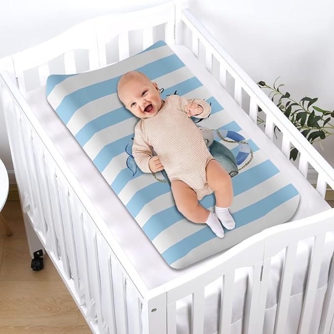 Changing Pad Covers for Boys Girls Carddle Sheet Set for Baby Boys Girls Breathable & Washable Cover