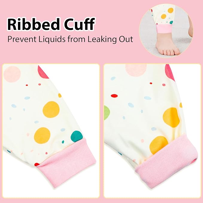 MooMoo Baby Waterproof Diaper Pants for Potty Training 2 Packs Overnight Potty Training Pants for Boys