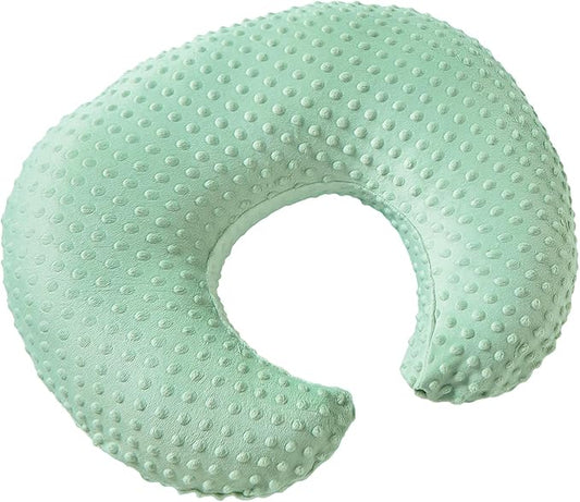 Dots Nursing Pillow Cover, Case Plush Breathable Breastfeeding Pillow Slipcover Fits Nursing Pillow, Super Soft Snug Positioners for Baby Boy Baby Girl (Celadon)