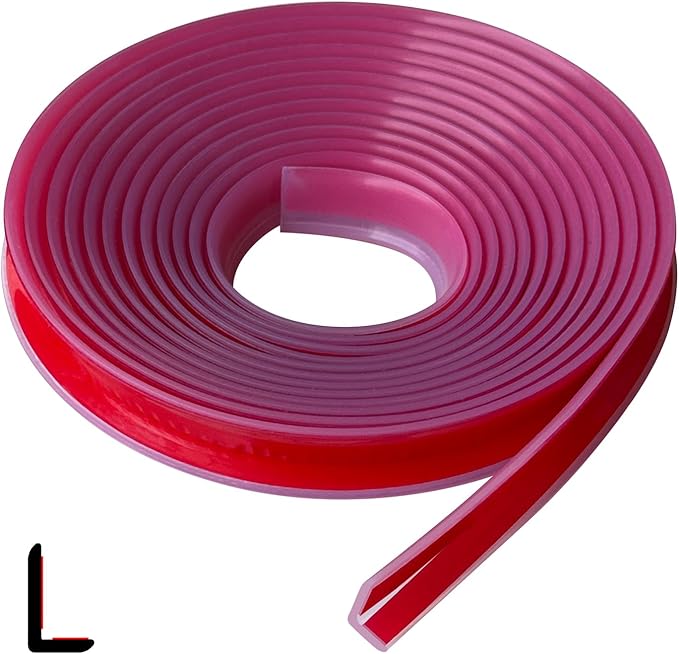 Flexible L Shaped Tile Edge Trim - 90 Degree Corner, Peel and Stick for Wall Edges, Table - Small Size, Clear Color, Rubber Silicone Material