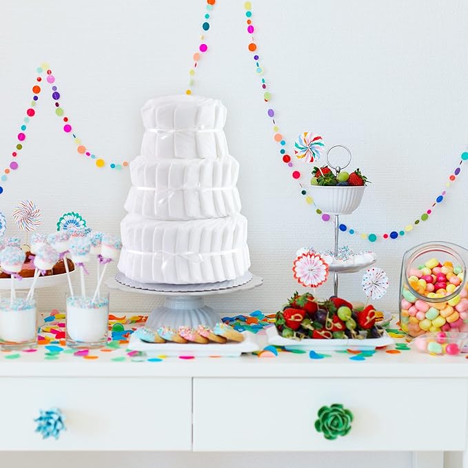 Decorate It Yourself 3 Tier Plain Diaper Cake-60 Diapers