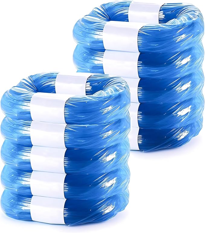 Diaper Pail Refill Bags,10 Pack for Diaper Genie Bags Refill Square, Compatible with Diaper Genie Select, Classic and Compact Pail, Premium Odor Locker and Sealer