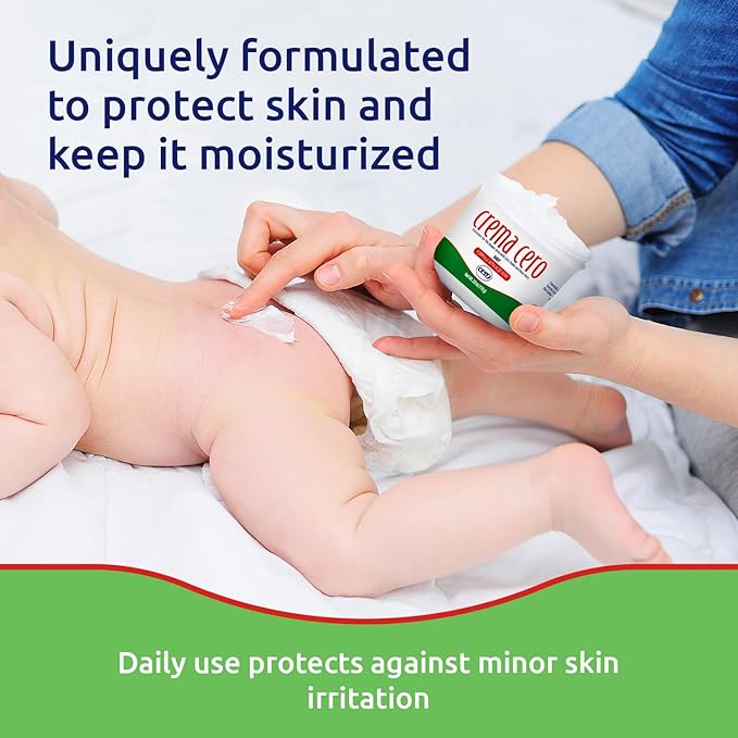 Diaper Rash Cream with Zinc Oxide & Aloe Vera for Babies – Crema Cero 3.9 oz | Fast Relief Ointment, Protective Barrier | Paraben-Free, Gentle for Newborns & Sensitive Skin