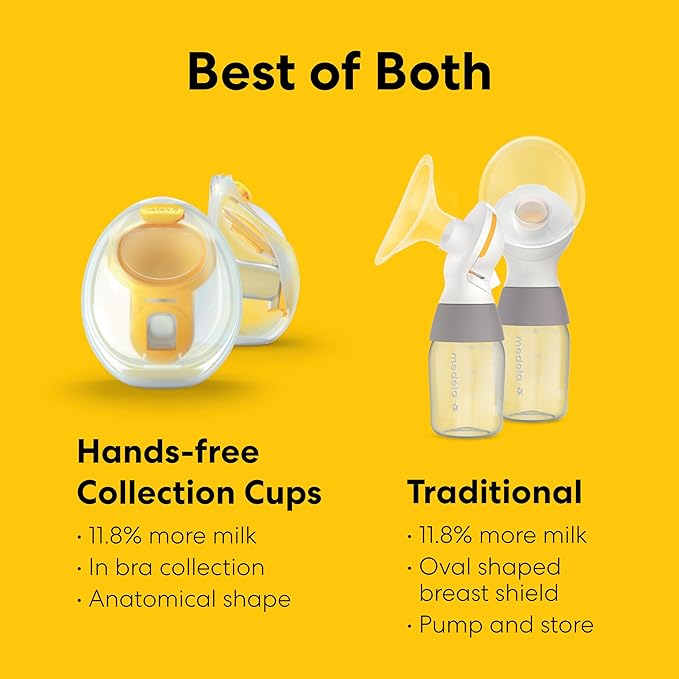 Medela NEW Pump in Style Pro+ Pump Your Way Breast Pump Bundle, Wearable and Traditional Pumping, Clinically Proven Hospital-Efficiency, Double Electric Pump