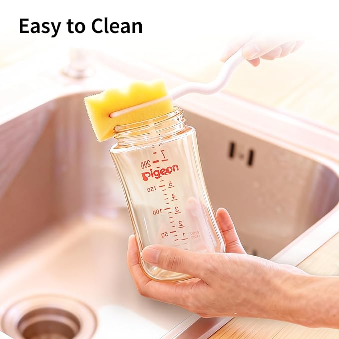 Pigeon PPSU Baby Bottle Replacement Body – 8.1 oz/240 ml, Wide Neck, Heat-Resistant, Drop-Proof, Durable, Easy to Clean, Perfect for 3+ Months Baby, 1 Pack