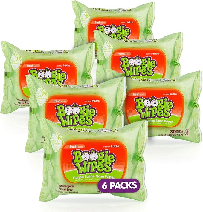 Boogie Best of Wipes Bundle, Buy More Save More, Pack of 6 Wipes Fresh Scent and Hands Sanitizing Wipes Bundle