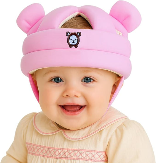 Baby Head Protector for Crawling Walking, Infant Helmet with Foam Bumpers, Adjustable Baby Helmet for Crawling Walking, Toddler Helmet - Head Protector for Baby Walking 12-36 Months.