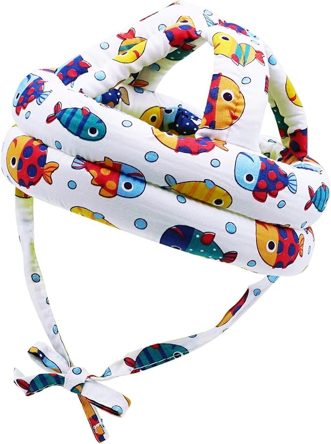 Baby Safety Helmet Baby Head Protector No Bumps for Running Walking Crawling, Safety Head Adjustable Protective Cap Headguard Hat