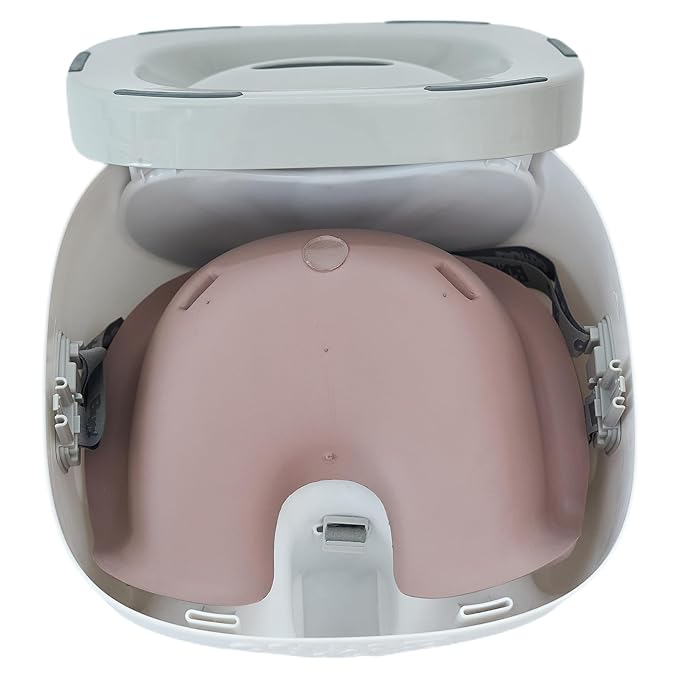 Bumbo 2 Pack 3-in-1 Multi-Seat for 6 to 36 Months, Travel Baby Feeding & Play Floor Seat, All-in-One Portable Booster, Breige/Sonoran Rose