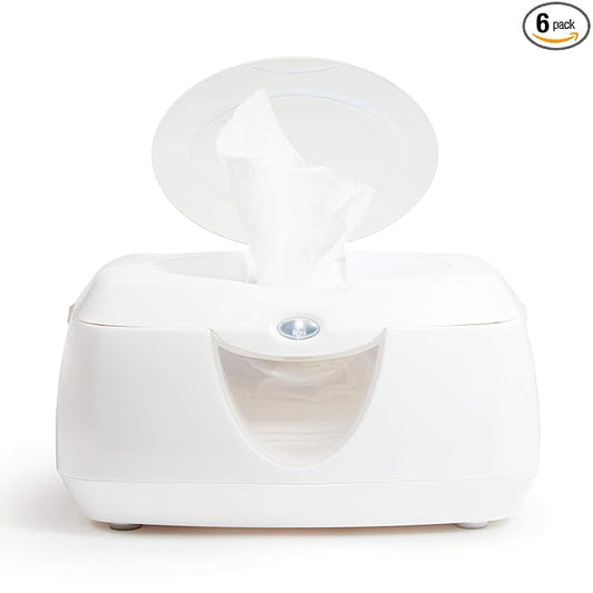 Munchkin Warm Glow Baby Wipe Warmer,White,(Pack of 6)