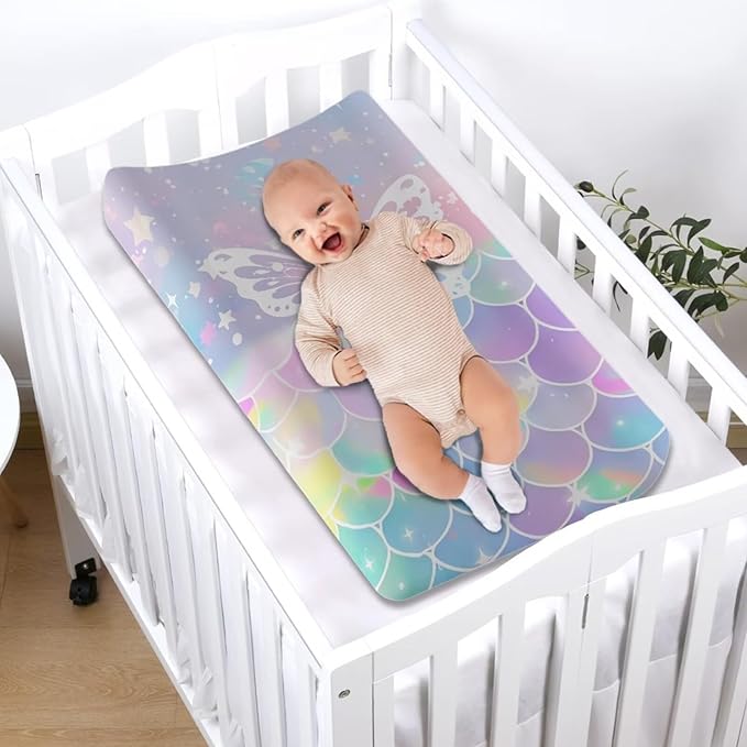 Changing Pad Covers for Boys Girls Carddle Sheet Set for Baby Boys Girls Breathable & Washable Cover