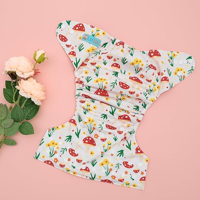 ALVABABY Baby Cloth Diaper Cover, Swim Diaper,Nappy Shell Baby Girls and Boys