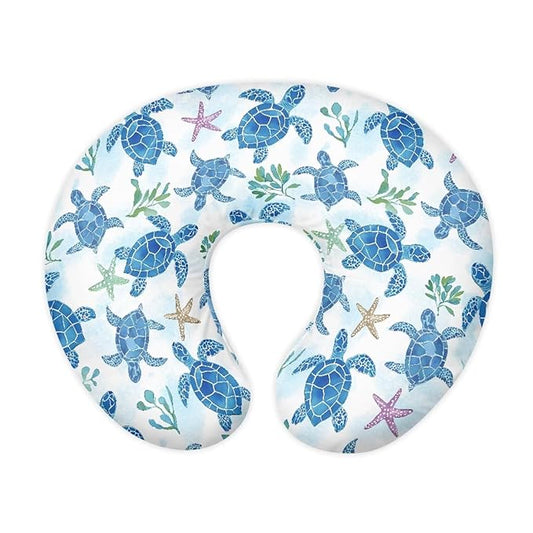 Sea Turtle Pillow Case Soft and Comfy Breastfeeding Pillows Covers, Snug Fits Nursing Pillow Slipcovers for Boys Girls, Machine Washable