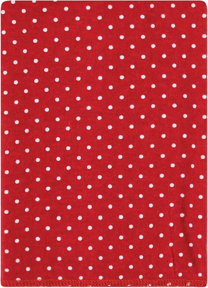 Hudson Baby Unisex Baby Cotton Flannel Burp Cloths Bundle, Hot Cocoa, One Size
