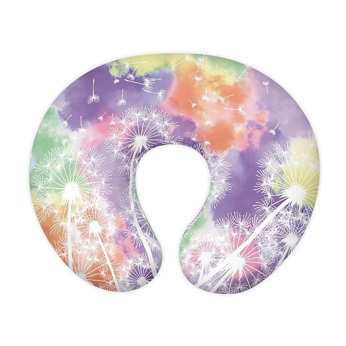 Colorful Pattern and Flower Nursing Pillow Cover for Baby Boy Girl Slipcover for Breastfeeding Pillows, Soft and Stretchy Safely Breastfeeding Pillow Cover
