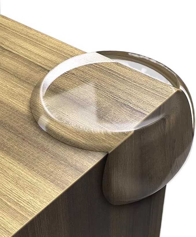 8 Pack Corner Protectors Guards Baby Proofing Corner Protector Furniture Corner Protector Table Corner Used to Cover The Edges of Sharp Furniture（Round Shape）
