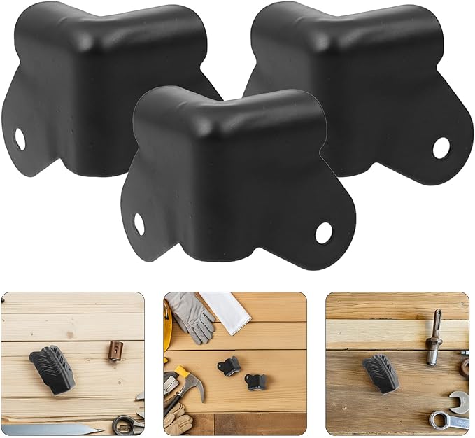 Speaker Corner Cover Metal Wrap Corner Protector Furniture Edge Guards Anti-Collision Protective Covers for Cabinets and Audio Equipment