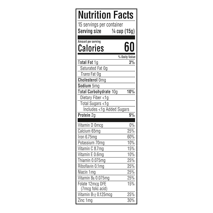 GERBER CEREAL FOR BABY GRAIN AND GROW 1st Foods Non GMO Oatmeal 5x8oz