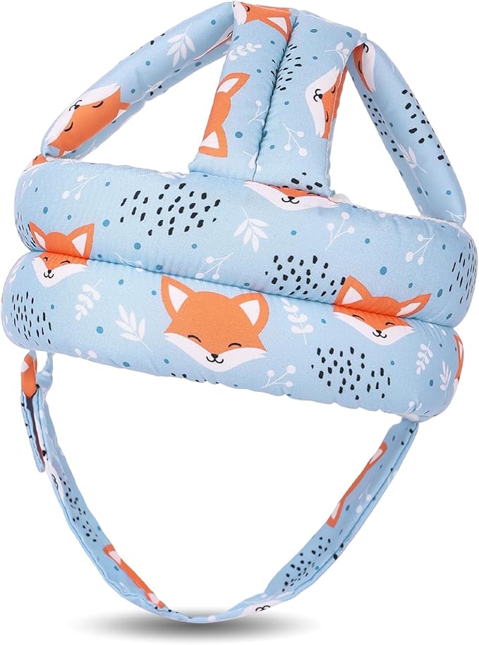 Baby Head Protector for Crawling Walking, Baby Helmet Adjustable No Bumps and Soft Cushion, Infant Safety Cap for Kid Learning to Walk
